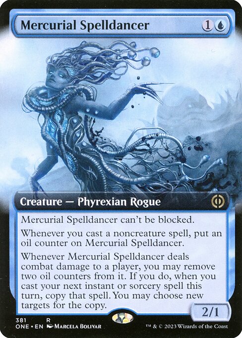 [Foil] ONE 381 Mercurial Spelldancer (Extended Art) R