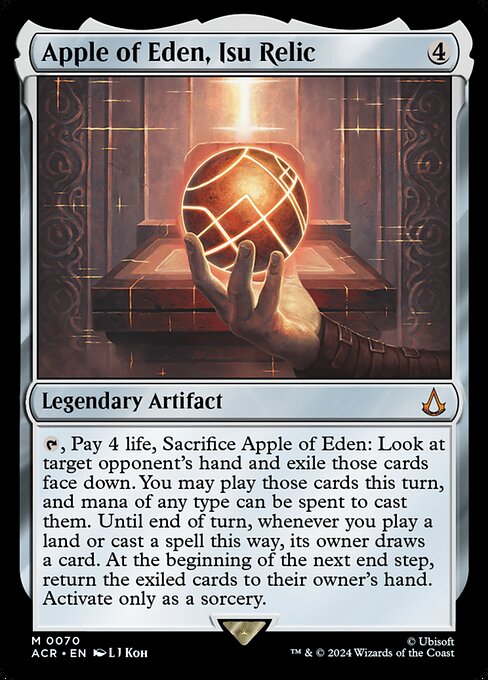 ACR 070 Apple of Eden, Isu Relic M