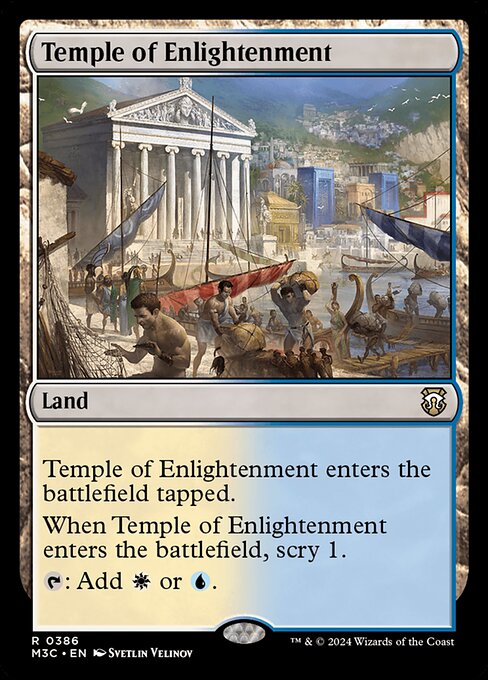 [Foil] M3C 386 Temple of Enlightenment (Ripple Foil) R