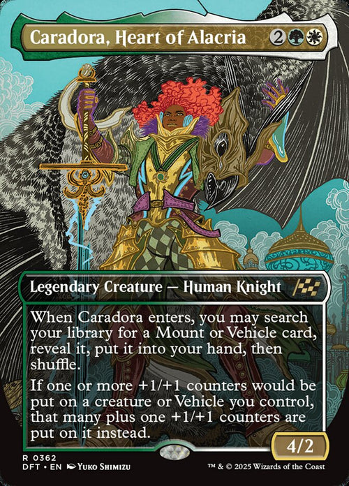 [Foil] DFT 362 Caradora, Heart of Alacria (0362 - Borderless) R