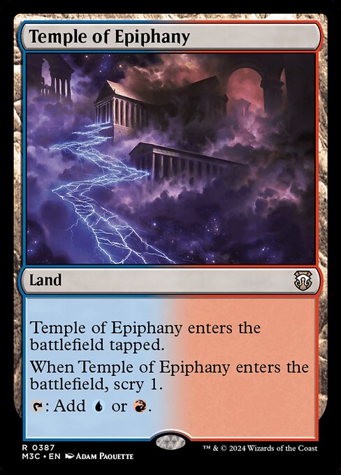 [Foil] M3C 387 Temple of Epiphany (Ripple Foil) R