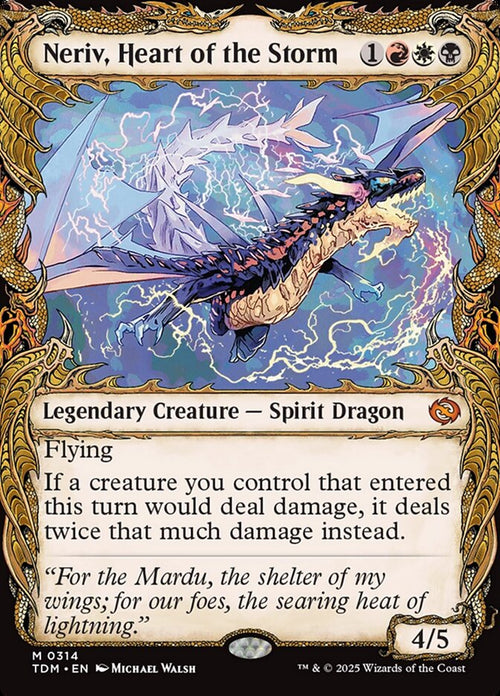 [Foil] TDM 314 Neriv, Heart of the Storm (0314 - Showcase) M