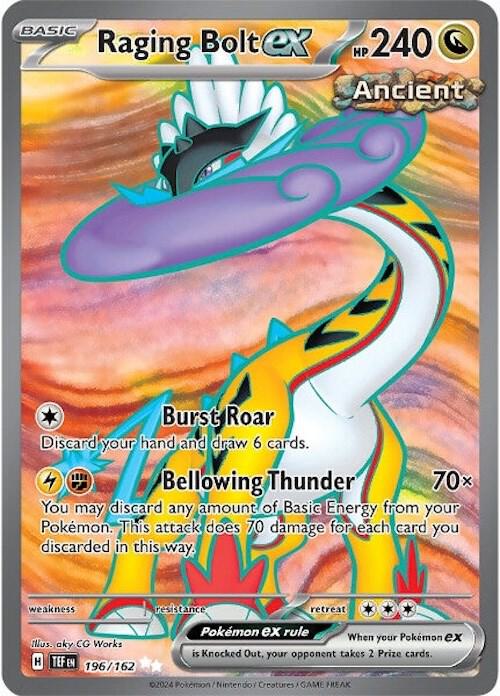 TEF 196/162 Raging Bolt ex SR
