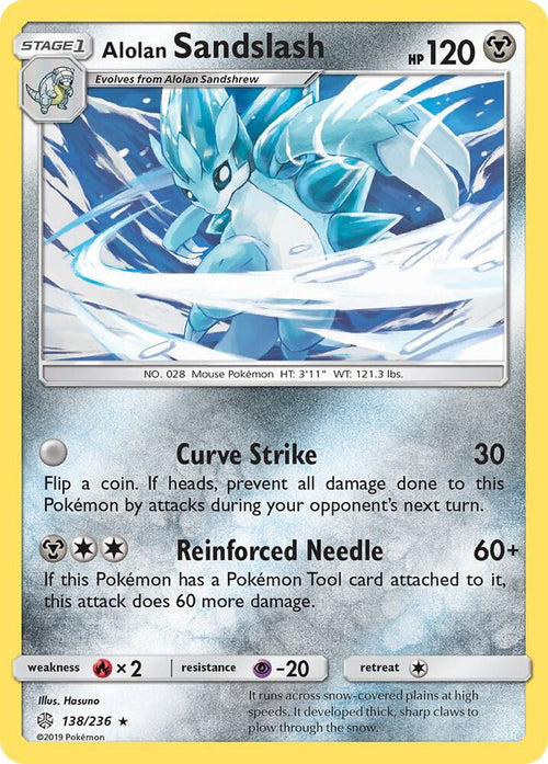 [Reverse Holo] SM12 138/236 Alolan Sandslash R