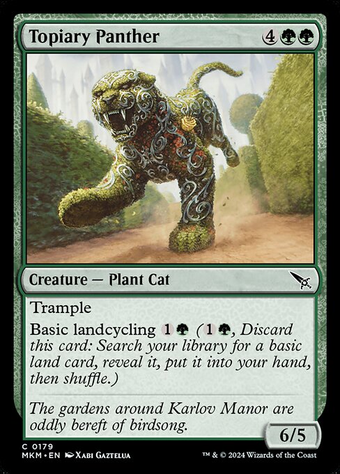 [Foil] MKM 179 Topiary Panther C