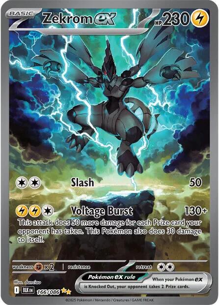 BLK 166/086 Zekrom ex SIR