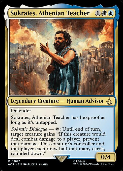 [Foil] ACR 067 Socrates, Athenian Teacher R
