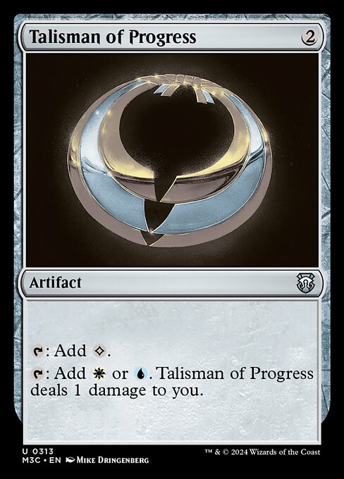 [Foil] M3C 313 Talisman of Progress (Ripple Foil) U