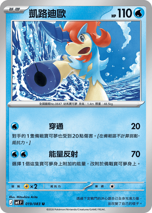 M4F 019/083 Keldeo U