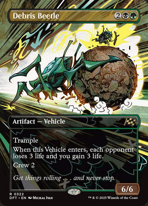 [Foil] DFT 322 Debris Beetle (0322 - Borderless) R