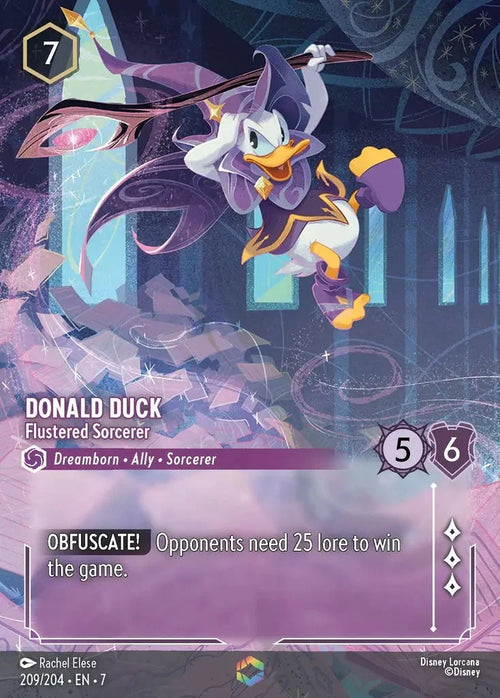 209/204·EN·7 Donald Duck - Flustered Sorcerer E