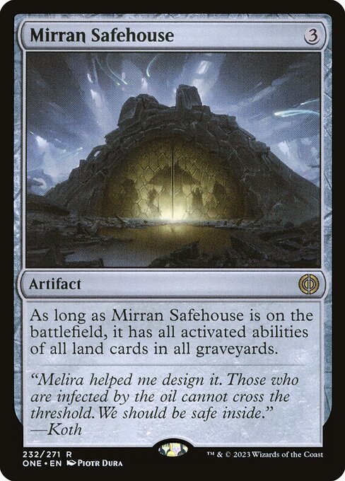 [Foil] ONE 232 Mirran Safehouse R