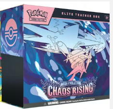 Pokemon TCG 美版 Mega Evolution Chaos Rising Elite Trainer Box