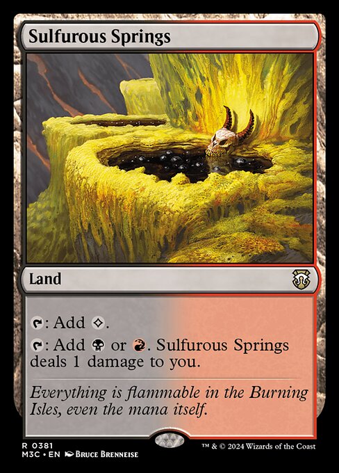 [Foil] M3C 381 Sulfurous Springs (Ripple Foil) R