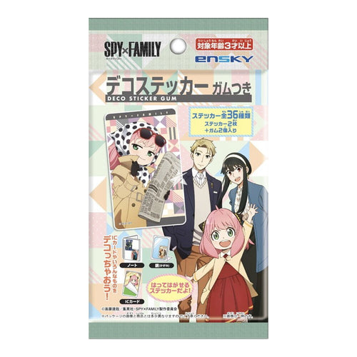 ENSKY 食玩 間諜家家酒 SPY x FAMILY IC卡貼紙 附口香糖 PCS