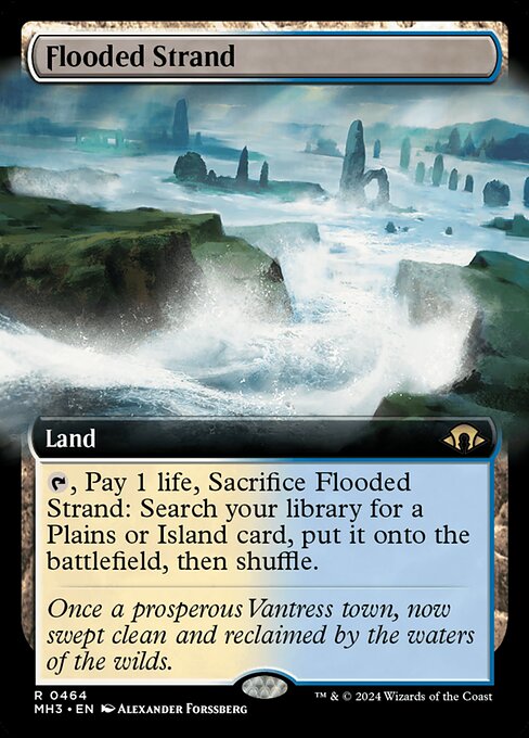 MH3 464 Flooded Strand (0464 - Extended Art) R