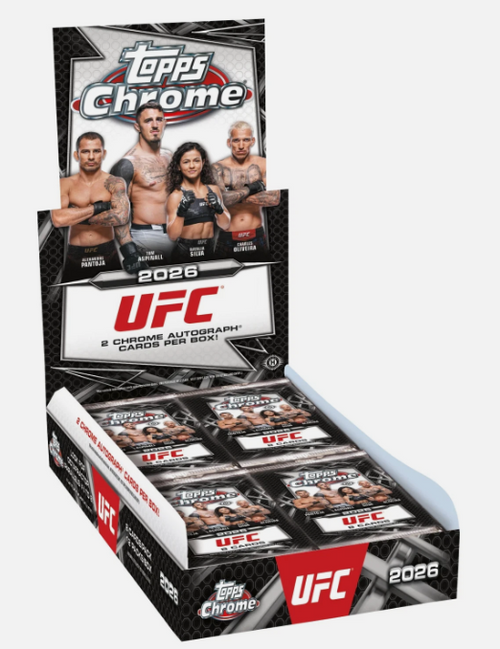 2026 Topps Chrome UFC - Hobby Box
