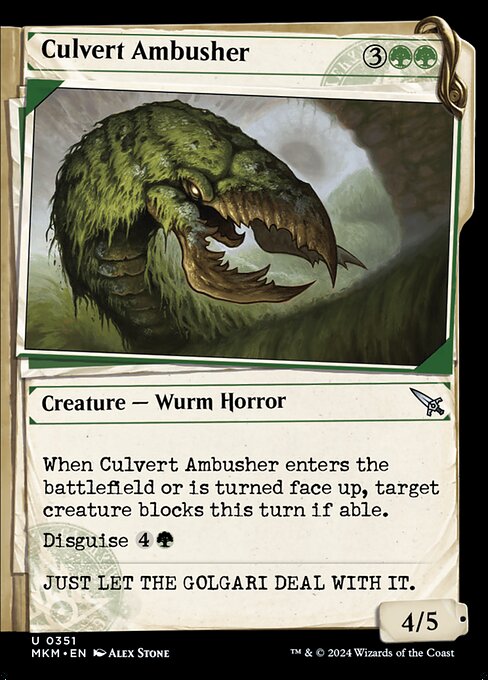 MKM 351 Culvert Ambusher (Showcase Dossier) U