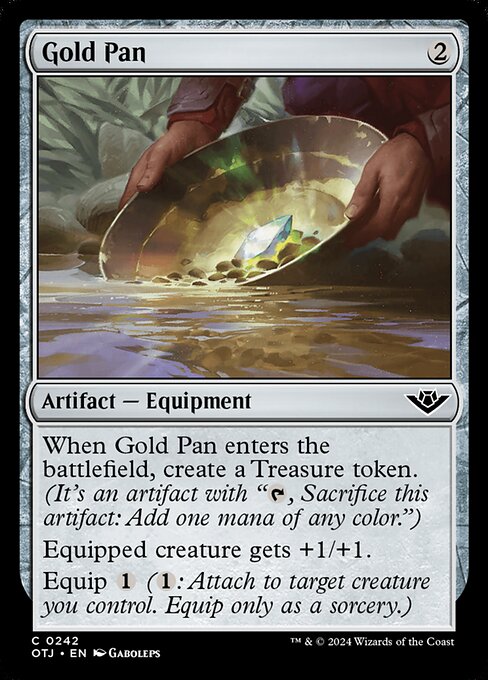 [Foil] OTJ 242 Gold Pan C