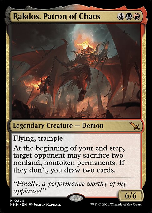 MKM 224 Rakdos, Patron of Chaos M