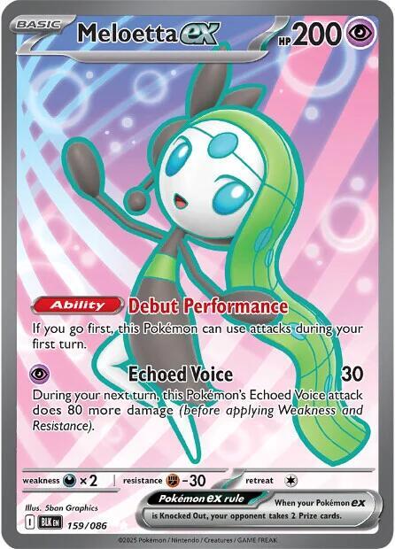 BLK 159/086 Meloetta ex SR