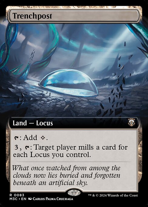 [Foil] M3C 083 Trenchpost (0083 - Extended Art Ripple Foil) R