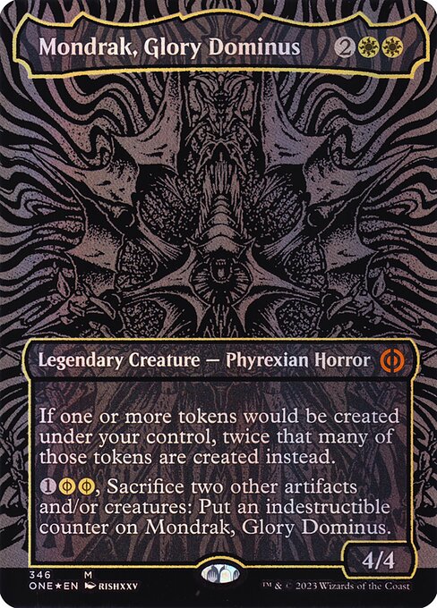 [Foil] ONE 346 Mondrak, Glory Dominus (Oil Slick) M