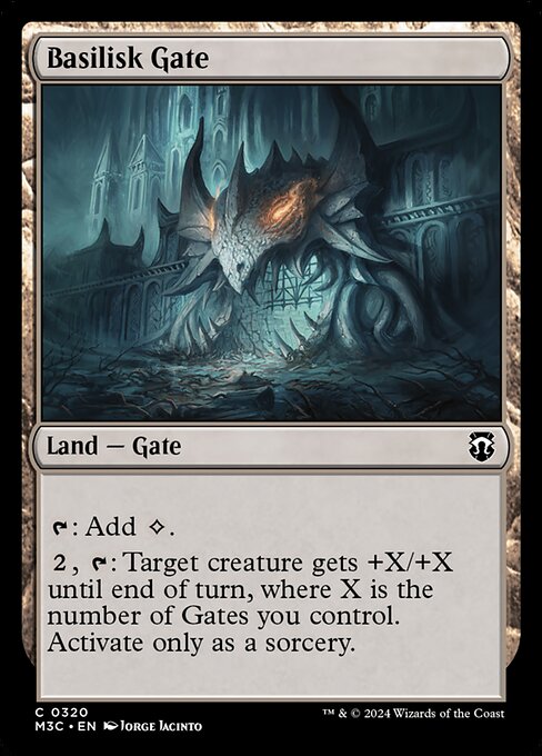 [Foil] M3C 320 Basilisk Gate (Ripple Foil) C