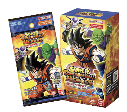 Super Dragon Ball Heroes 七龍珠英雄 行版 SELECTION PACK 4彈 BOX-20PACK