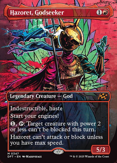 DFT 347 Hazoret, Godseeker (0347 - Borderless) M