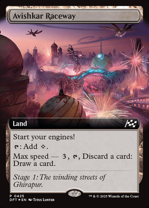 [Foil] DFT 425 Avishkar Raceway (0425 - Finish Line Extended Art Foil) P