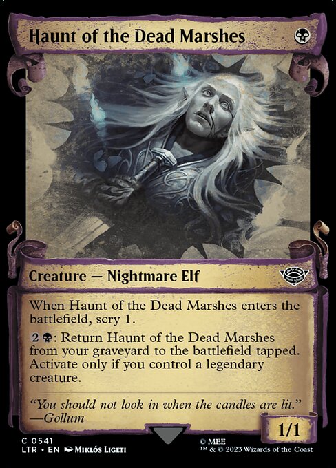 LTR 541 Haunt of the Dead Marshes (0541 - Scroll Showcase) C