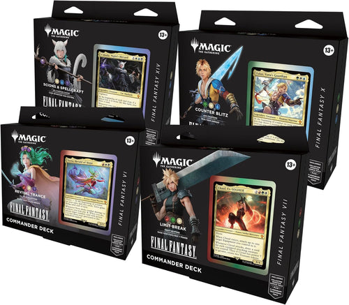 MTG Final Fantasy (FIN) Commander Deck - 一套-4個