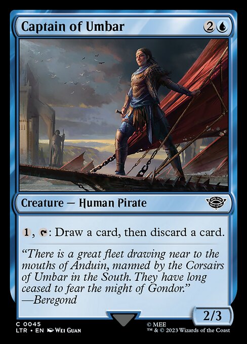 [Foil] LTR 045 Captain of Umbar C