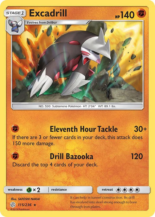 [Reverse Holo] SM12 115/236 Excadrill RH