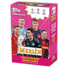 2023-24 Topps Merlin UEFA Club Competitions Soccer Blaster Box - 皇巢卡店 Beehive Trading Card Shop
