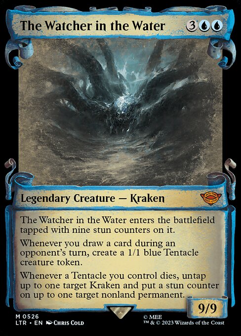 [Foil] LTR 526 The Watcher in the Water (0526 - Scroll Showcase - Silver Foil) M