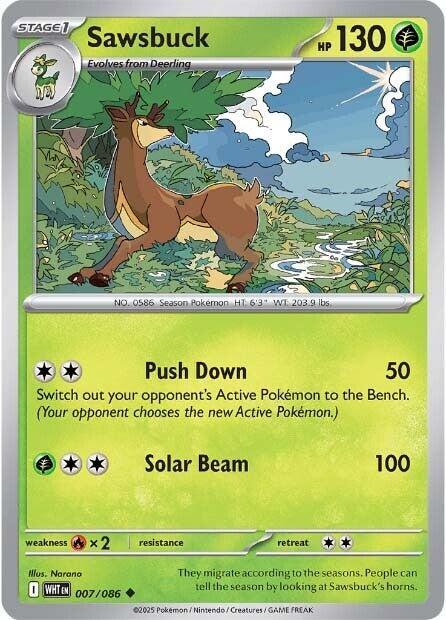 WHT 007/086 Sawsbuck U