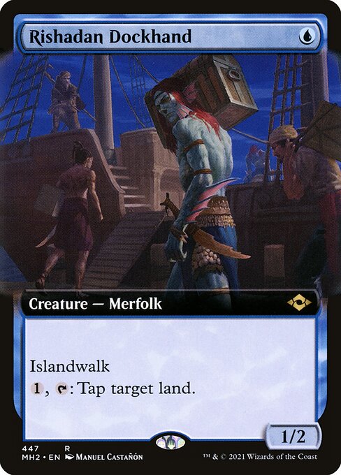 [Foil] MH2 447 Rishadan Dockhand (Extended Art) R