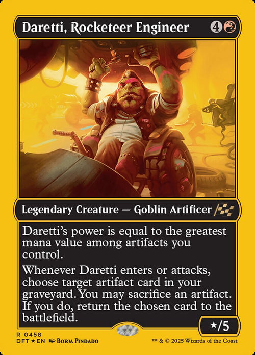 [Foil] DFT 458 Daretti, Scrap Savant (0458 - First-Place Foil) R