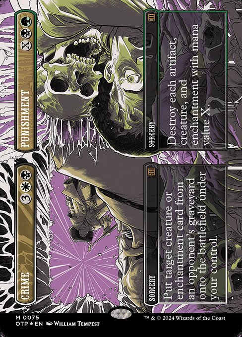 [Foil] OTP 075 Crime // Punishment (0075 - Textured Foil) M
