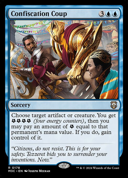 [Foil] M3C 178 Confiscation Coup (Ripple Foil) R