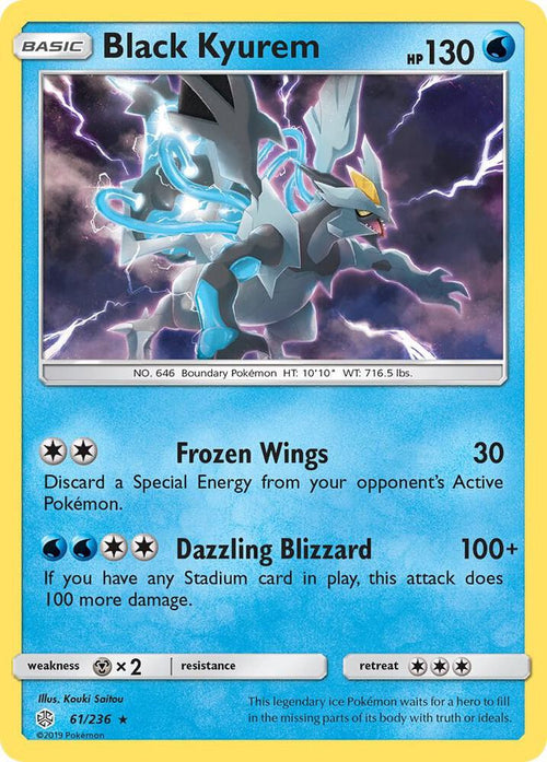 [Reverse Holo] SM12 061/236 Black Kyurem RH