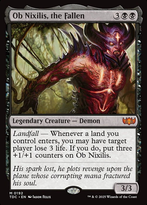 TDC 192 Ob Nixilis, the Fallen M