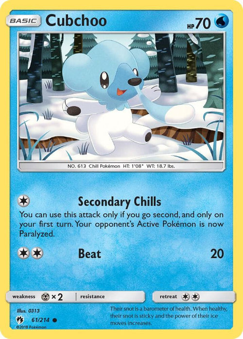 SM8 061/214 Cubchoo C