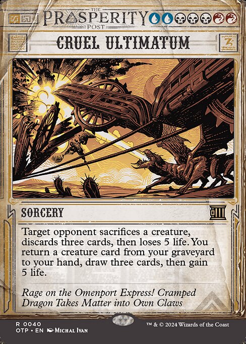 OTP 040 Cruel Ultimatum (0040 - Showcase) R
