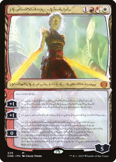 [Foil] ONE 329 Nahiri, the Unforgiving (Phyrexian) M