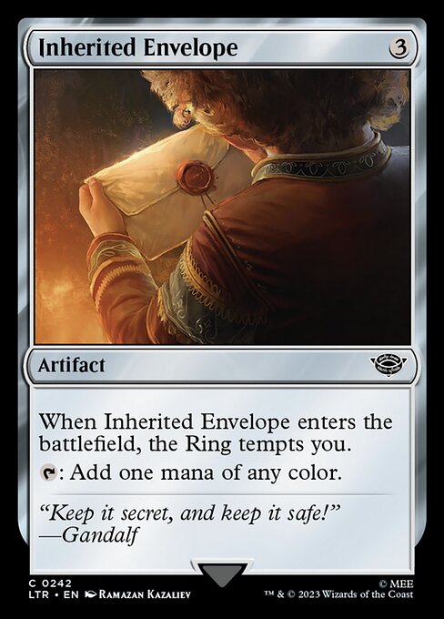 LTR 242 Inherited Envelope C