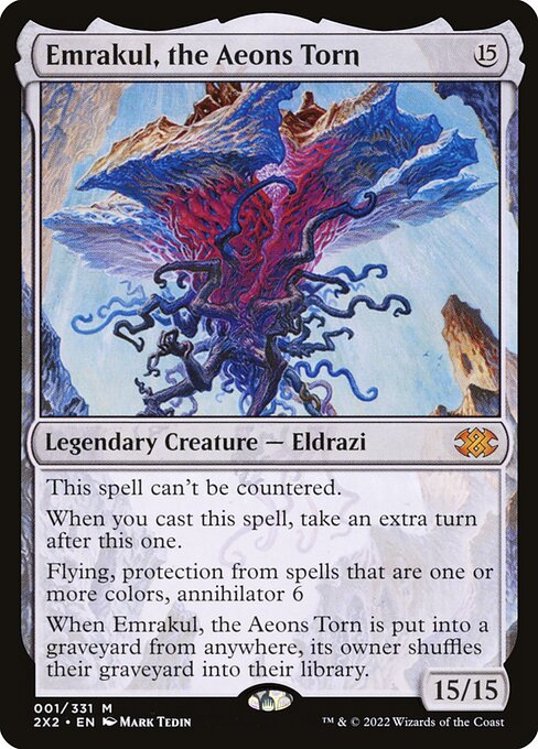 [Foil] 2X2 001 Emrakul, the Aeons Torn M