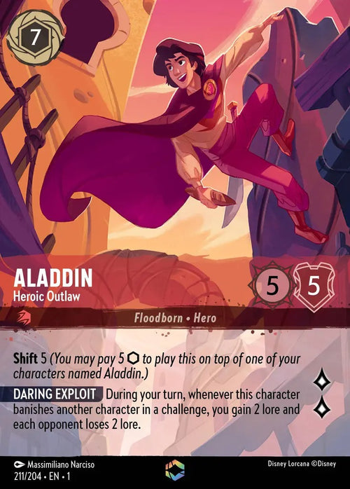 211/204·EN·1 Aladdin - Heroic Outlaw E